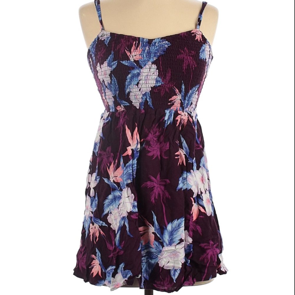 American Eagle Purple Flowers Dress